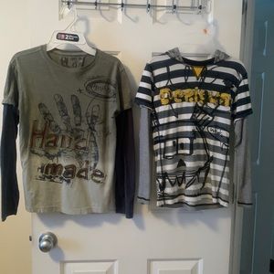 Lot of 2 Desigual long sleeve t shirts